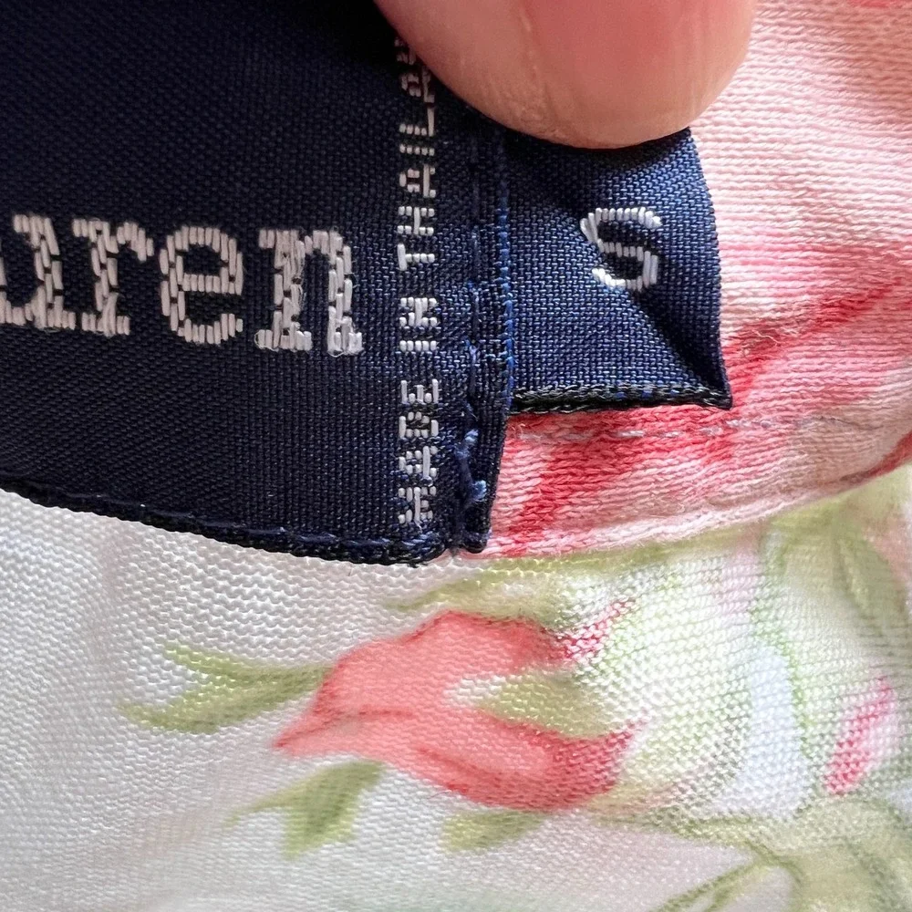 Polo Ralph Lauren Mens Shirt Hawaiian Floral Sz Small Pique‎ Classic Fit Pony